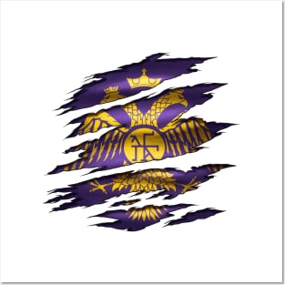 Resplendent Revival: Byzantine Empire Coat of Arms/Flag Tribute Posters and Art